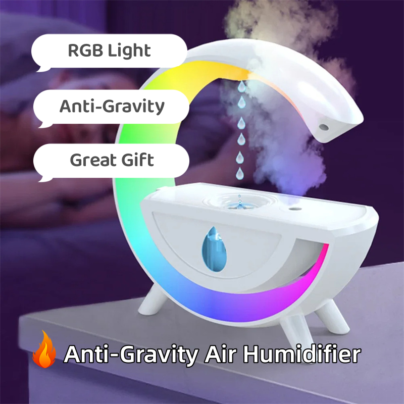Dropship Anti-gravity Air Humidifier Water Drop Aromatherapy Humidifiers;  Anti-Gravity Humidifier With Clockwork Drip Diffuser; Levitating Drip to  Sell Online at a Lower Price