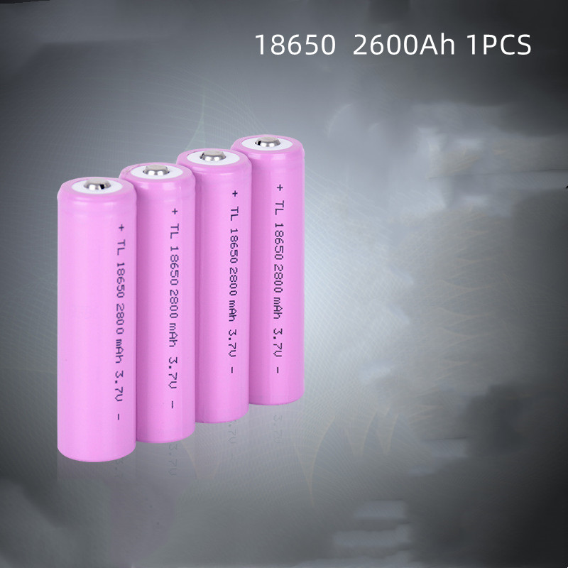 Rechargeable Long Life Outdoor Lighting Battery 18650Style 2600Ah 1PCS