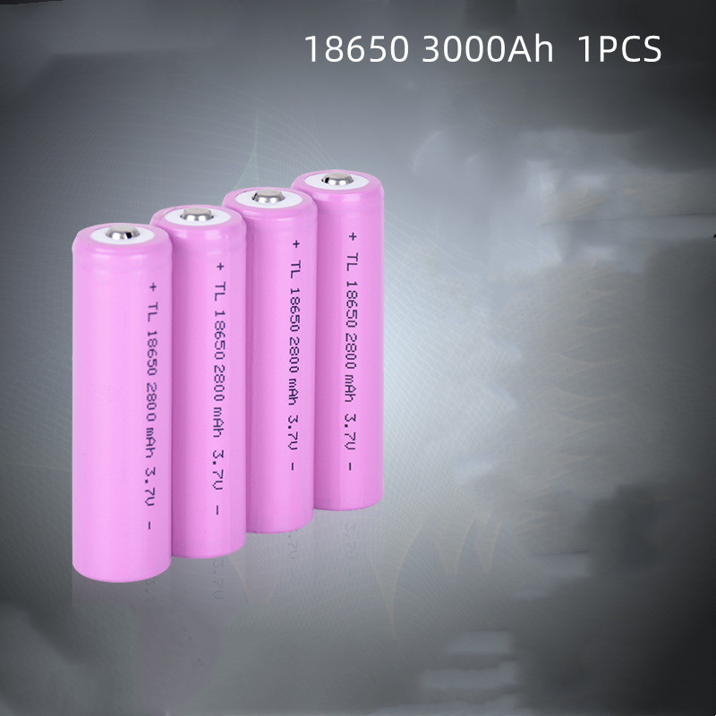 Rechargeable Long Life Outdoor Lighting Battery 18650Style 3000Ah 1PCS