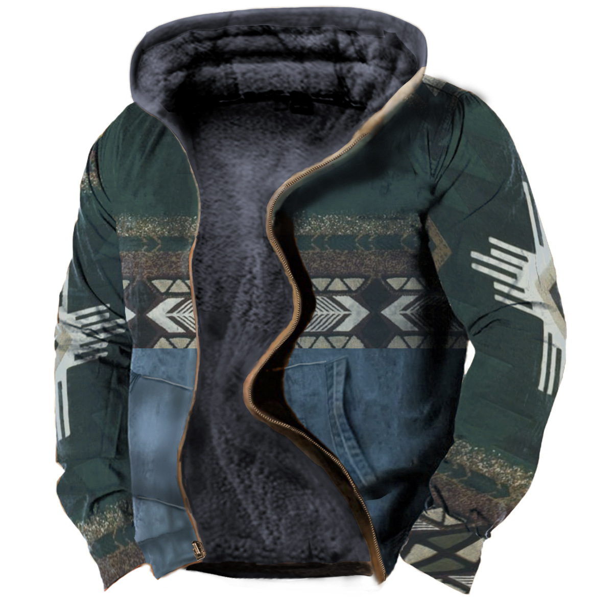 Winter Men's Hooded Printed Hoodie - CJdropshipping