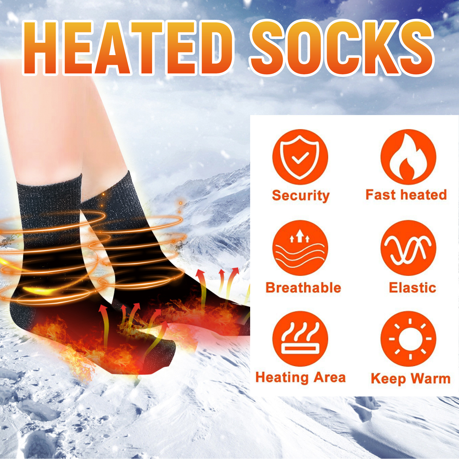 Crystal Silk Fever Socks Winter Outdoors Cycling CJdropshipping