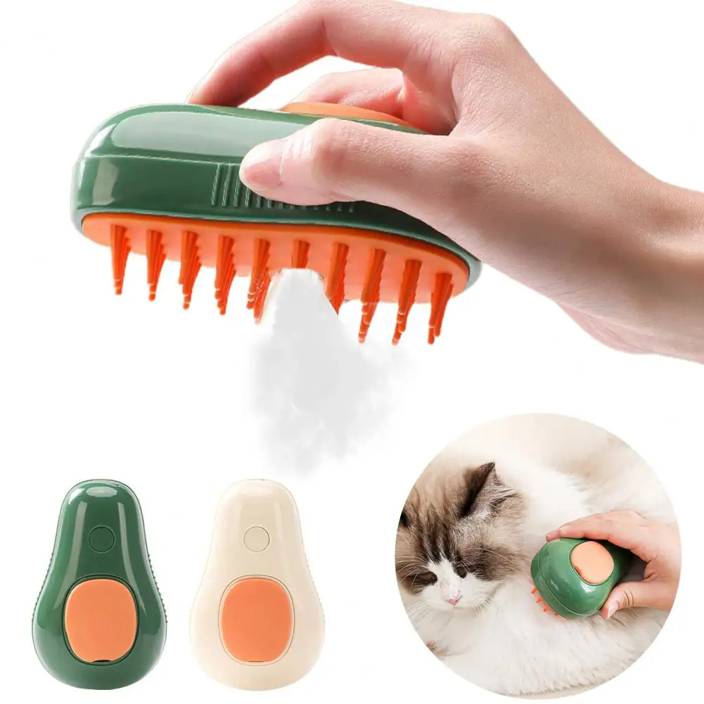 Sunflower Cat & Dog Cleaning Hair Massage Comb with Automatic Hair Remover  M4L0 