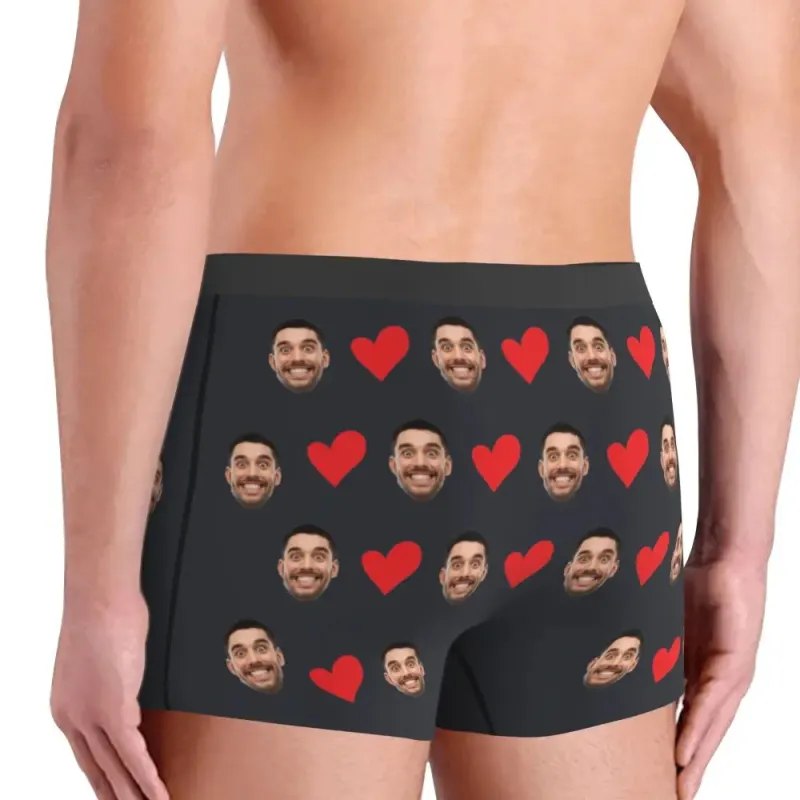Personalize Boxer with Face, Custom Photo Man's Underwear, Gift for Man,  Anniver